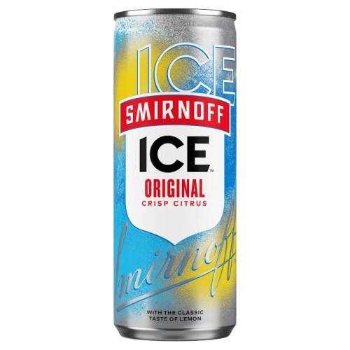 SMIRNOFF ICE VODKA READY TO DRINK CAN 6x4x250ML PMP &Acirc;&pound;5.55
