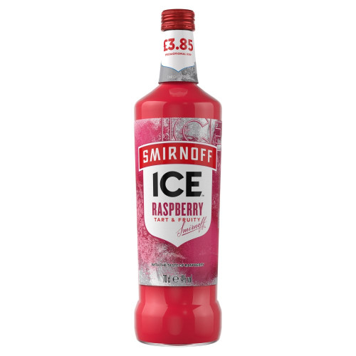 SMIRNOFF ICE RASPBERRY VODKA READY TO DRINK BOTTLE 6x70CL PMP &Acirc;&pound;3.85