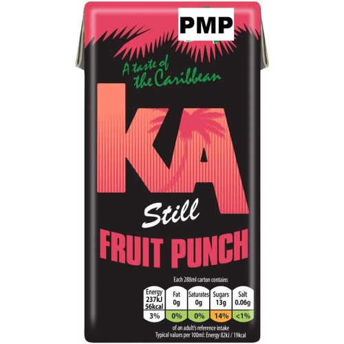 KA STILL FRUIT PUNCH CARTON 27x288ML PMP &Acirc;&pound;0.79