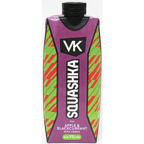 VK SQUASHKA APPLE & BLACKCURRANT TETRAPAK 12x500ML