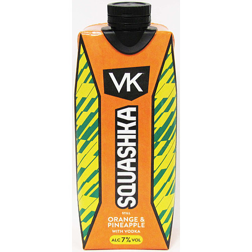 VK SQUASHKA ORANGE & PINEAPPLE TETRAPAK 12x500ML
