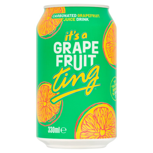 TING PINK GRAPEFRUIT SODA CAN 24x330ML