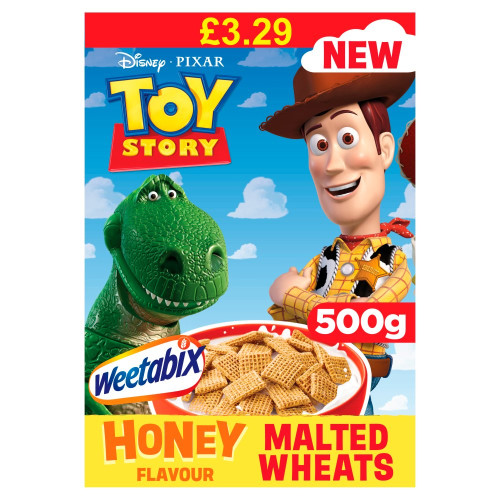 WEETABIX TOY STORY MALT WHEATS HONEY CEREAL 7x500G PMP &Acirc;&pound;3.29