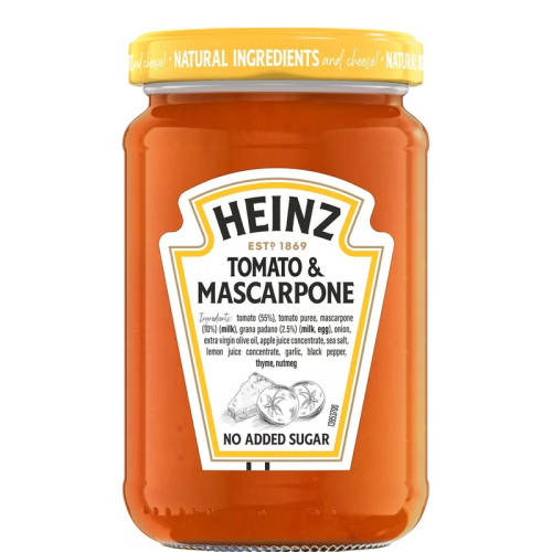 HEINZ TOMATO GRANA PADANO & MASCARPONE PASTA SAUCE 6x350G PMP &Acirc;&pound;1.99