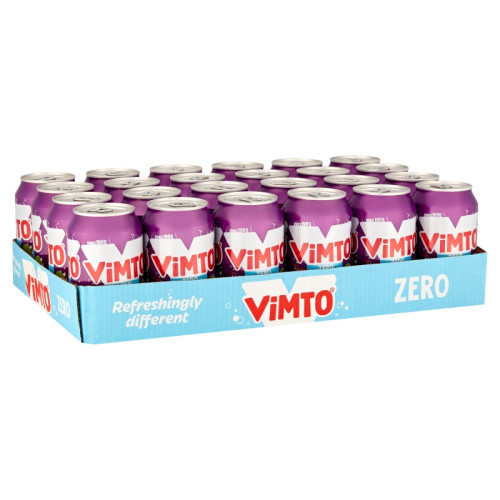 VIMTO SPARKLING ORIGINAL SUGAR FREE CAN 24x330ML
