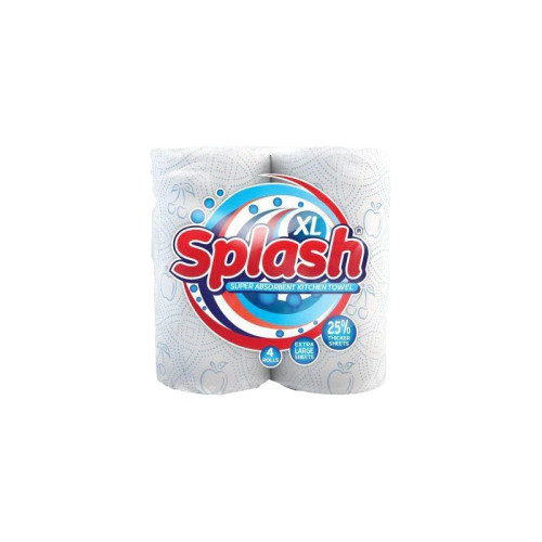 SPLASH KITCHEN TOWELS 6x4PK