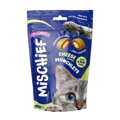 PURE BREED CHEESE FLAVOUR PILLOW CAT TREATS 12x125G