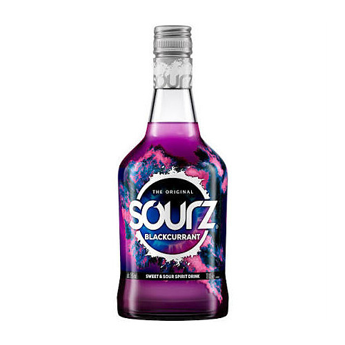 SOURZ BLACKCURRANT LIQUEUR BOTTLE 6x70CL