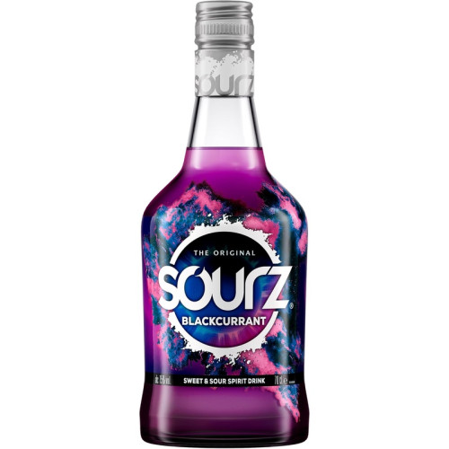 SOURZ BLACKCURRANT LIQUEUR BOTTLE 1x70CL