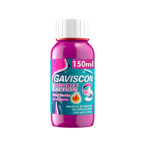 GAVISCON DOUBLE ACTION BERRY LIQUID 6x150ML