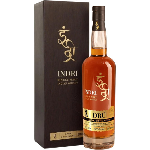 INDRI DRU SINGLE MALT INDIAN WHISKY 1x70CL