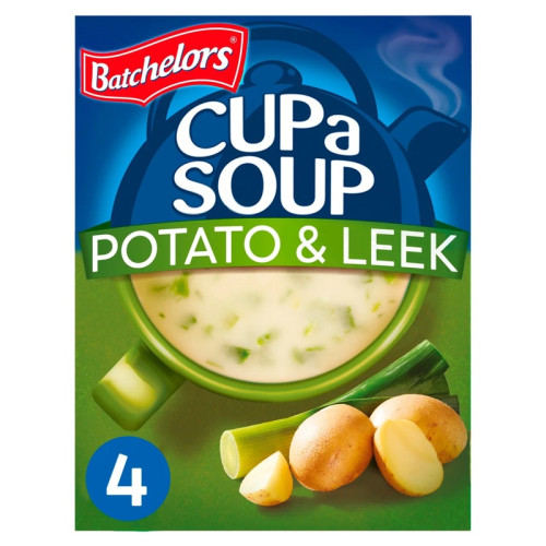 BATCHELORS CUP A SOUP POTATO & LEEK 9x107G PMP &Acirc;&pound;1.75