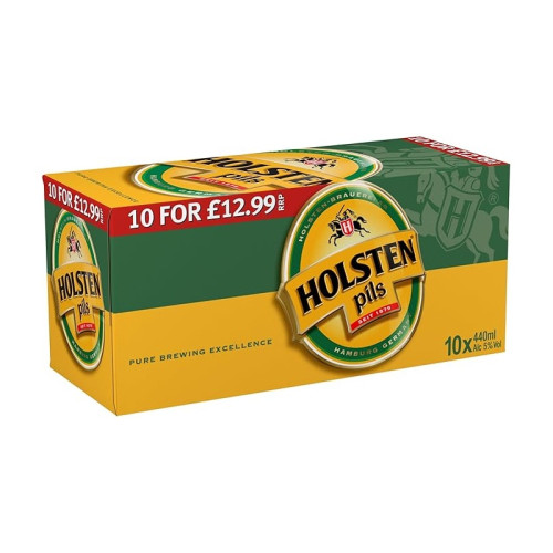HOLSTEN PILSNER LAGER 10 PACK CAN 2x440ML PMP &Acirc;&pound;12.99