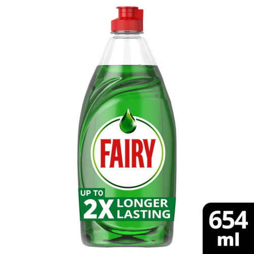 FAIRY ORIGINAL WASHING UP LIQUID 8x654ML PMP &Acirc;&pound;2.49
