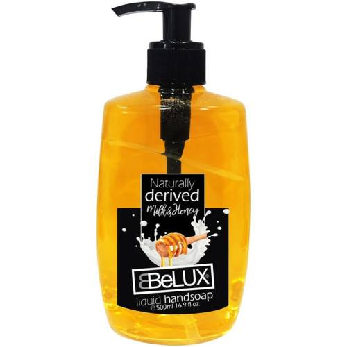 BELUX HAND WASH HONEY & MILK 12x500ML
