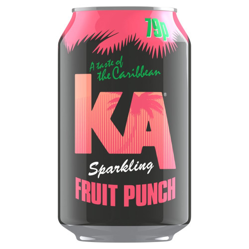 KA SPARKLING FRUIT PUNCH CAN 24x330ML PMP &Acirc;&pound;0.79