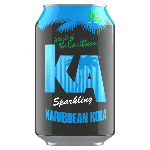 KA SPARKLING KARIBBEAN KOLA CAN 24x330ML PMP &Acirc;&pound;0.79