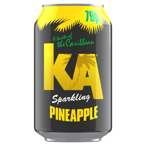 KA SPARKLING PINEAPPLE CAN 24x330ML PMP &Acirc;&pound;0.79