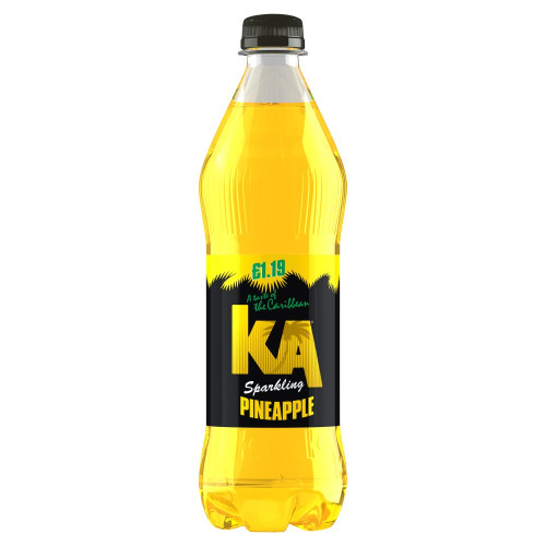 KA SPARKLING PINEAPPLE BOTTLE 12x500ML PMP &Acirc;&pound;1.19