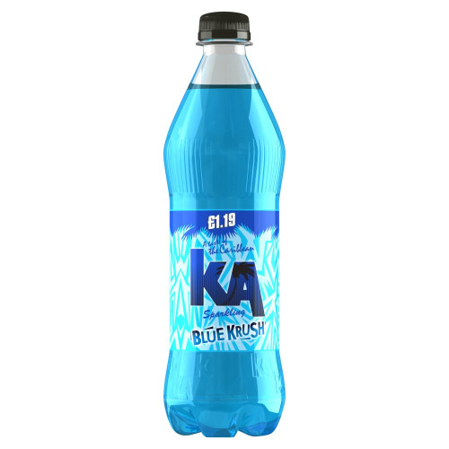 KA SPARKLING BLUE KRUSH BOTTLE 12x500ML PMP &Acirc;&pound;1.19
