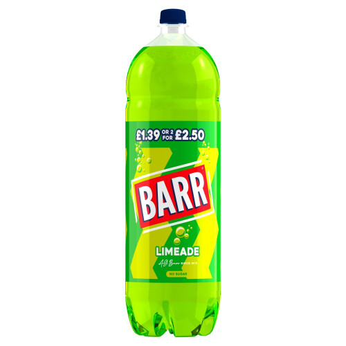 BARR LIMEADE BOTTLE 6x2L PMP &Acirc;&pound;1.39/ 2F&Acirc;&pound;2.50