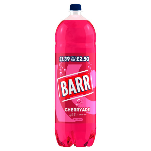 BARR CHERRYADE BOTTLE 6x2L PMP &Acirc;&pound;1.39/ 2F&Acirc;&pound;2.50