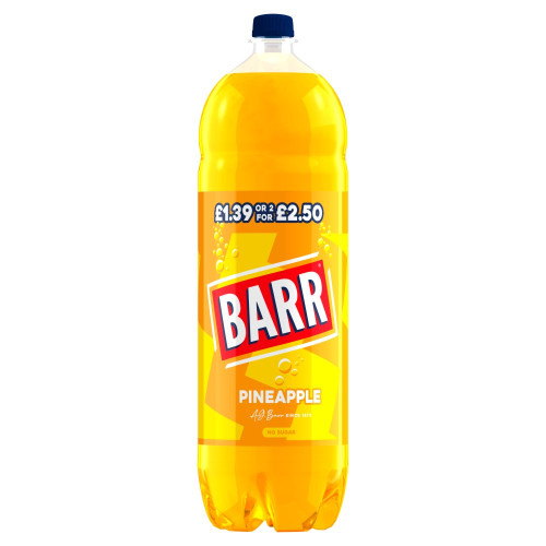 BARR PINEAPPLE BOTTLE 6x2L PMP &Acirc;&pound;1.39/ 2F&Acirc;&pound;2.50