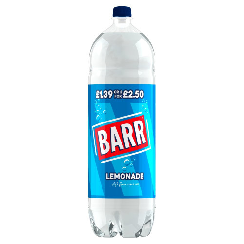 BARR LEMONADE BOTTLE 6x2L PMP &Acirc;&pound;1.39/ 2F&Acirc;&pound;2.50