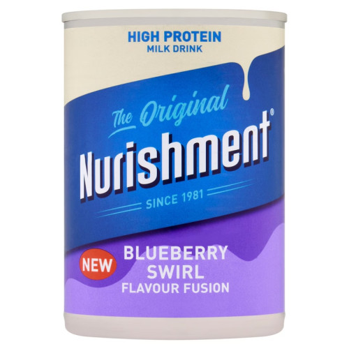 NURISHMENT PROTEIN BLUEBERRY CAN 12x400G PMP &Acirc;&pound;1.49