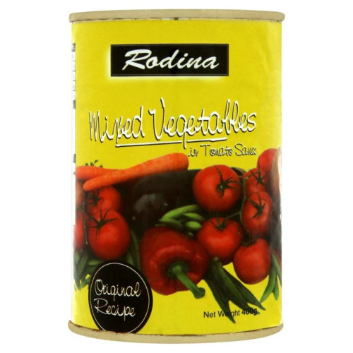 RODINA MIXED VEGETABLES CAN 12x390G