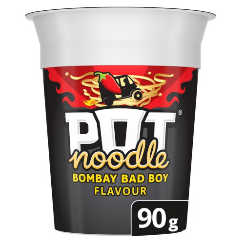 POT NOODLE BOMBAY BAD BOY 12x90G PMP &Acirc;&pound;1.29