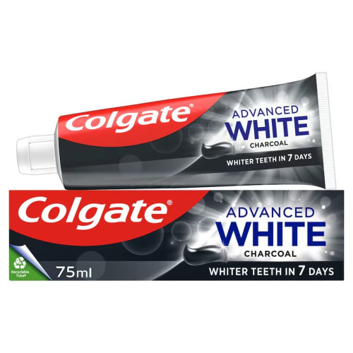 COLGATE ADVANCED WHITENING CHARCOAL TOOTHPASTE 6x75ML PMP &Acirc;&pound;2.50