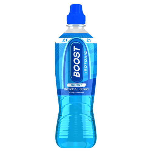BOOST SPORT TROPICAL BERRY BOTTLE 12x500ML PMP &Acirc;&pound;1.00