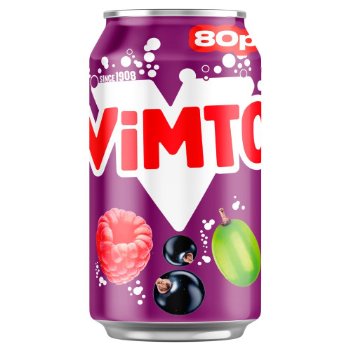 VIMTO SPARKLING ORIGINAL CAN 24x330ML PMP &Acirc;&pound;0.80