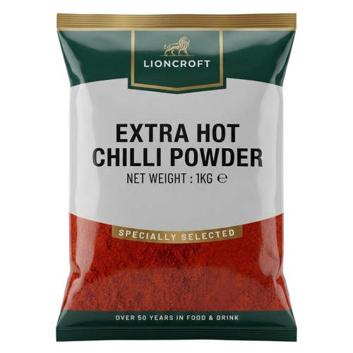 LIONCROFT CHILLI POWDER EXTRA HOT 1x1KG