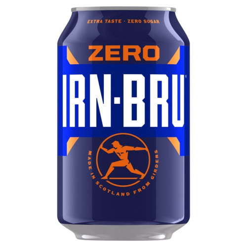 IRN BRU ZERO CAN 24x330ML PMP &Acirc;&pound;0.85