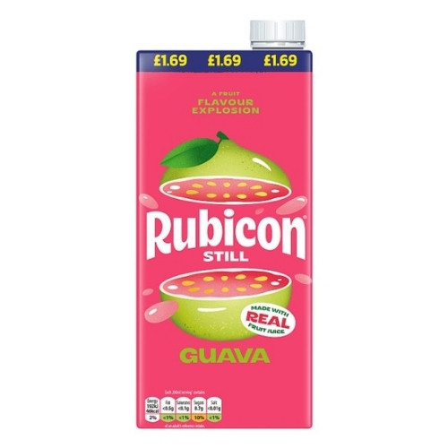 RUBICON STILL GUAVA CARTON 12x1L PMP &Acirc;&pound;1.69