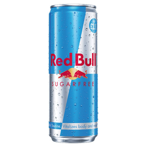 RED BULL ENERGY SUGAR FREE CAN 12x355ML PMP &Acirc;&pound;2.15