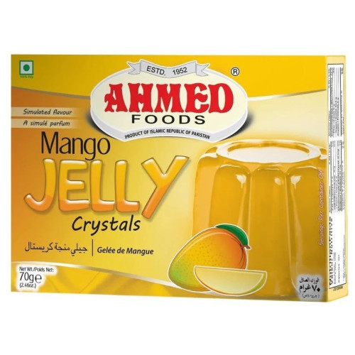 AHMED CRYSTAL MANGO JELLY 12x70G PMP 2F &Acirc;&pound;0.99