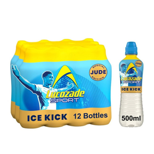 LUCOZADE SPORT ICE KICK JUDE BOTTLE 12x500ML PMP &Acirc;&pound;1.60