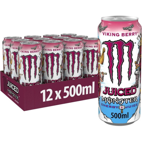 MONSTER JUICED VIKING BERRY CAN 12x500ML PMP &Acirc;&pound;1.85
