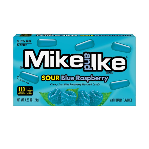 MIKE AND IKE SOUR BLUE RASPBERRY 12x120G