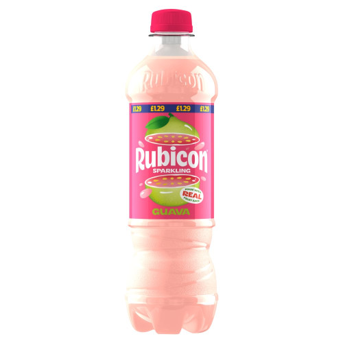 RUBICON SPARKLING GUAVA BOTTLE 12x500ML PMP &Acirc;&pound;1.29