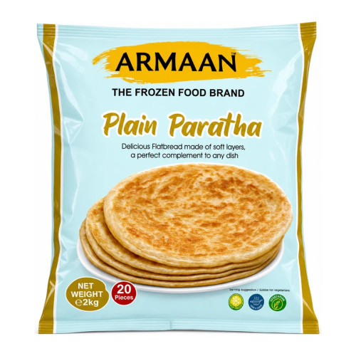 ARMAAN FAMILY PACK PARATHAS 20 PACK 1x2KG PMP &Acirc;&pound;3.99
