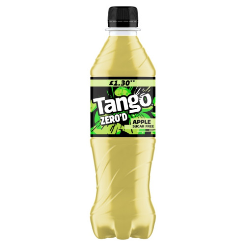 TANGO APPLE SUGAR FREE BOTTLE 12x500ML PMP &Acirc;&pound;1.30