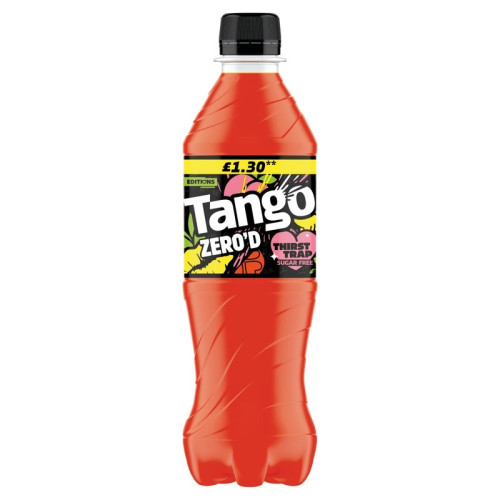 TANGO THIRST TRAP SUGAR FREE BOTTLE 12x500ML PMP &Acirc;&pound;1.30
