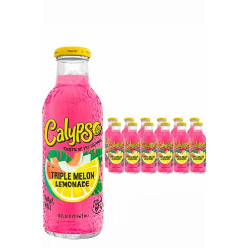CALYPSO TRIPLE MELON GLASS BOTTLE 12x473ML