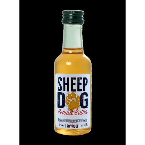 SHEEP DOG PEANUT BUTTER WHISKY BOTTLE 12x10x5CL