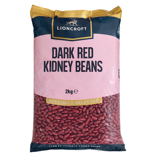LIONCROFT DARK RED KIDNEY BEANS 6x2KG
