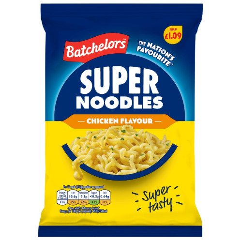 BATCHELORS SUPER NOODLE CHICKEN 8x90G PMP &Acirc;&pound;1.09
